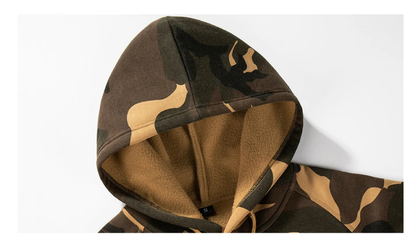 Moletom Elite Confort Camuflado Com Capuz