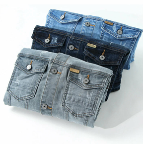 Jaqueta Eminence Denim De Algodão Premium