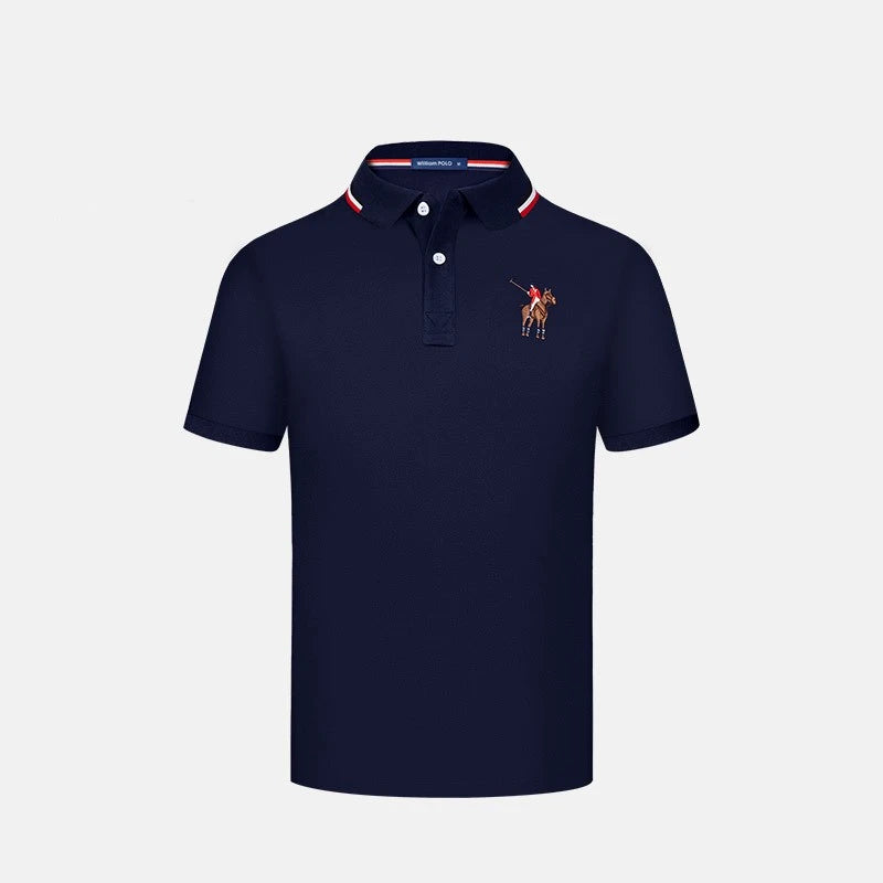 Camisa Polo Masculina Premium De Algodão