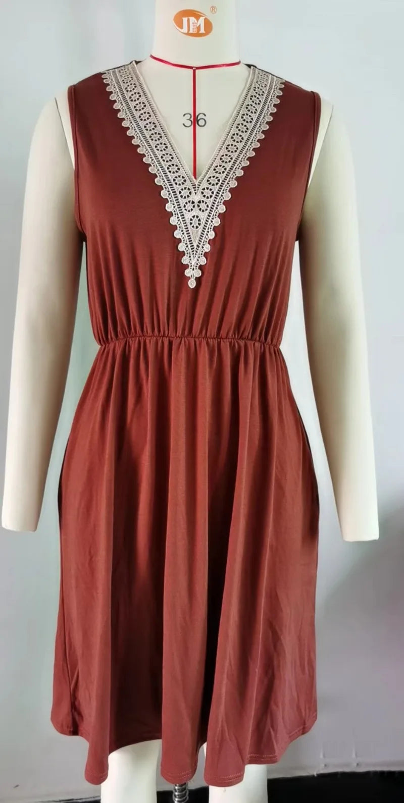 Vestido Elegance Com Decote Em Formato V